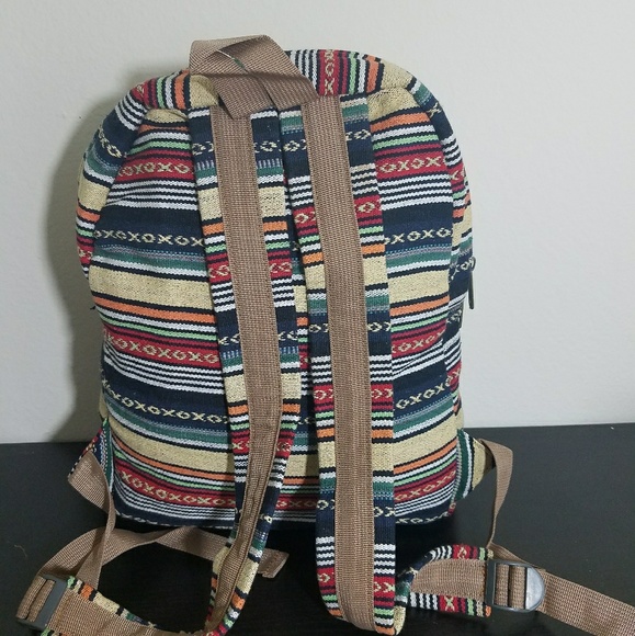 MOVING SALE FINAL PRICE Brand new handmade cotton boho chic backpack - Picture 4 of 4
